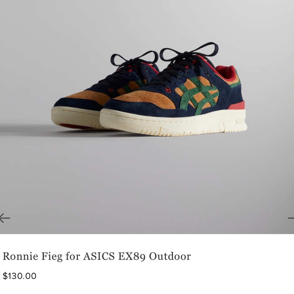 BRAND NEW | Ronnie Fieg for ASICS EX89 Outdoor Silhouette, Size 8M